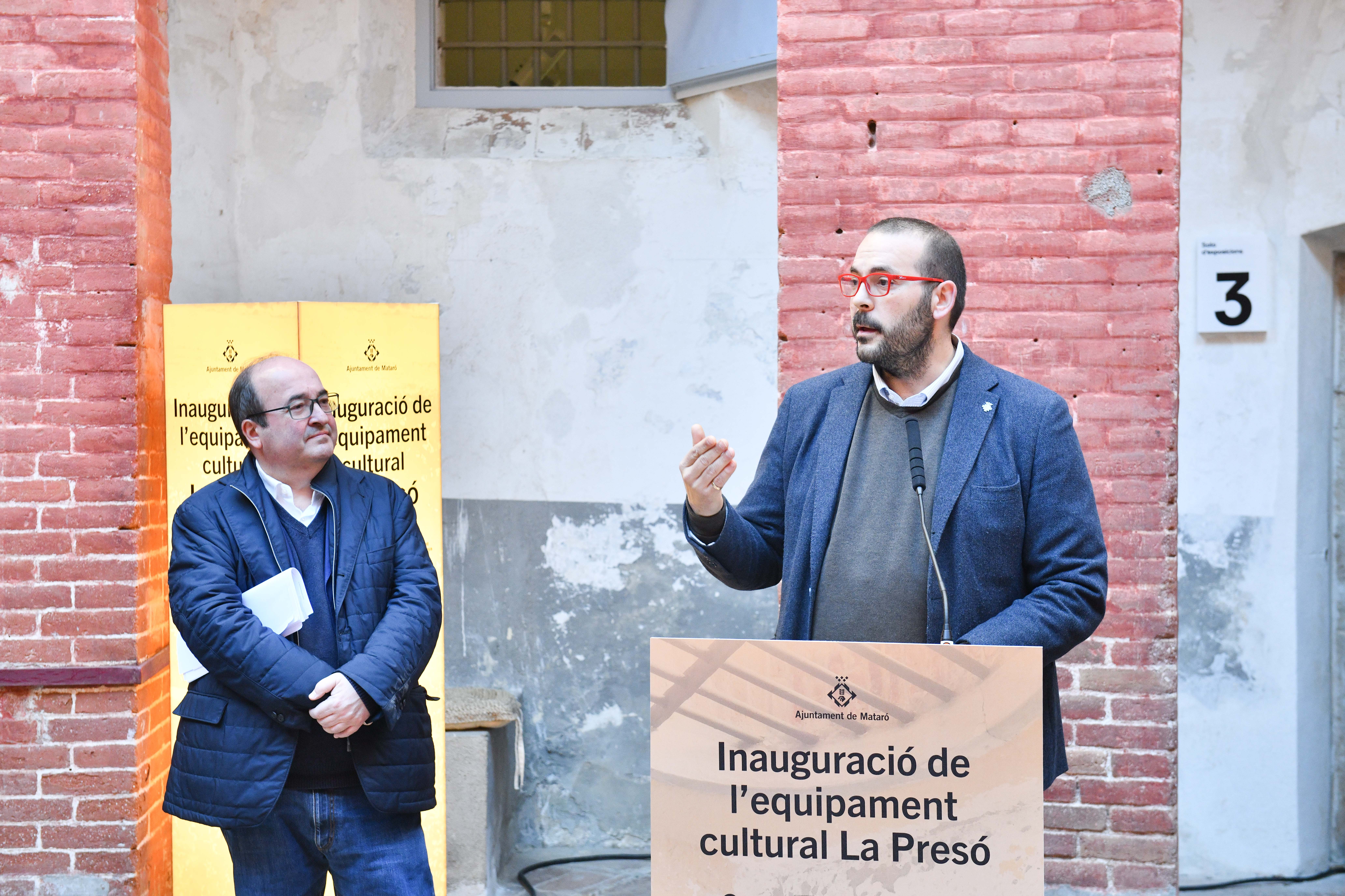 Inauguració de l'equipament cultural de la presó