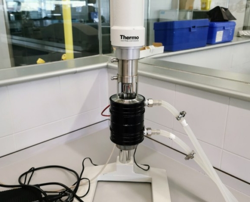 Instrument de laboratori per fer recerca sobre la disfàgia